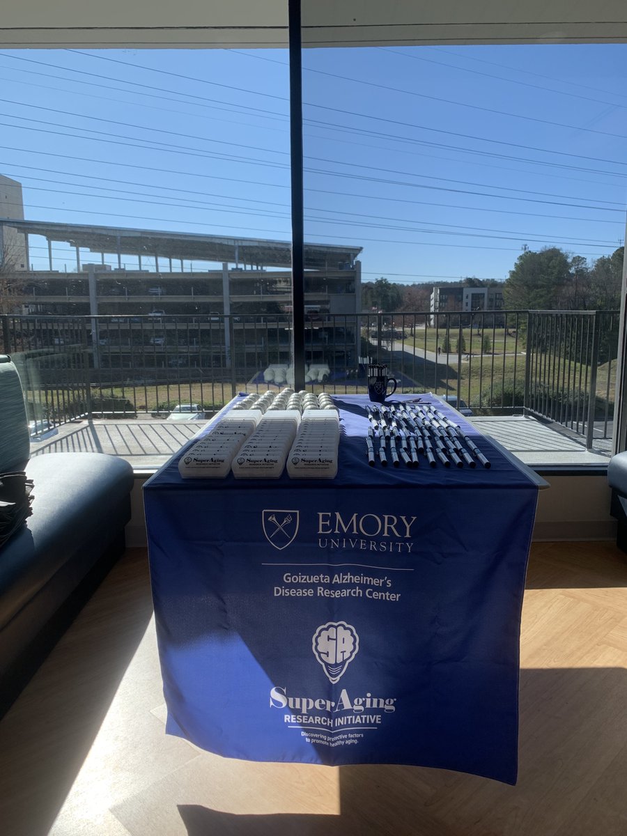 Our team at <a href="/GoizuetaADRC/">Goizueta ADRC at Emory University</a> <a href="/EmoryUniversity/">Emory University</a> hosted an event for current and potential SuperAgers last week! Attendees learned about trends in aging and dementia and what it means to be a SuperAger.

Visit our website to learn more! haarc.center.uchicago.edu/superaging/