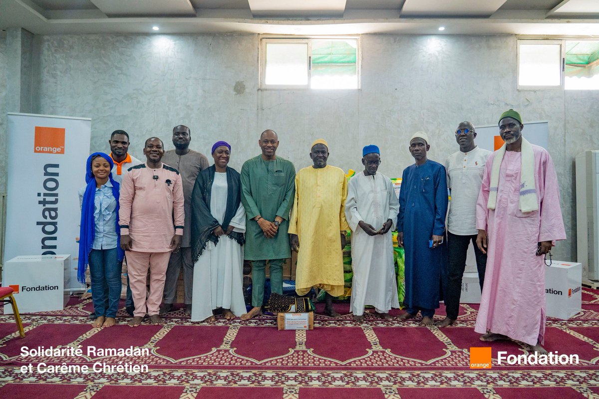 La solidarité est une mission. La Fondation Orange CI soutient les communautés chrétiennes et musulmanes avec des dons essentiels en cette période de jeûne.

📍 28 fév. - Grande Mosquée du Plateau
📍 05 mars - Église St Joseph Artisan

#FondationOrangeCI #VivreCestPartager