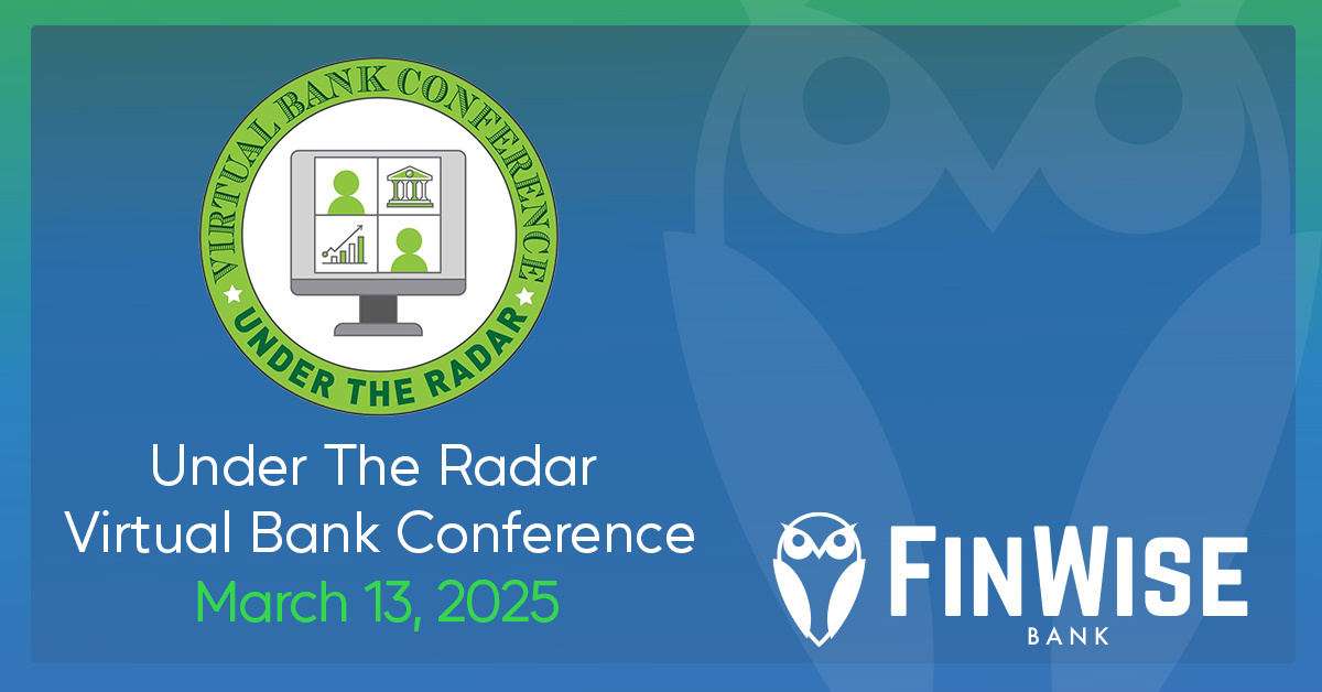 FinWise is looking forward to participating in the Under the Radar Virtual Bank Conference on Thursday March 13th. The Keynote Speaker will be Melissa Roberts, Managing Director, Stephens, Inc., who will address the impact the Russell Index has on bank stocks and changes coming