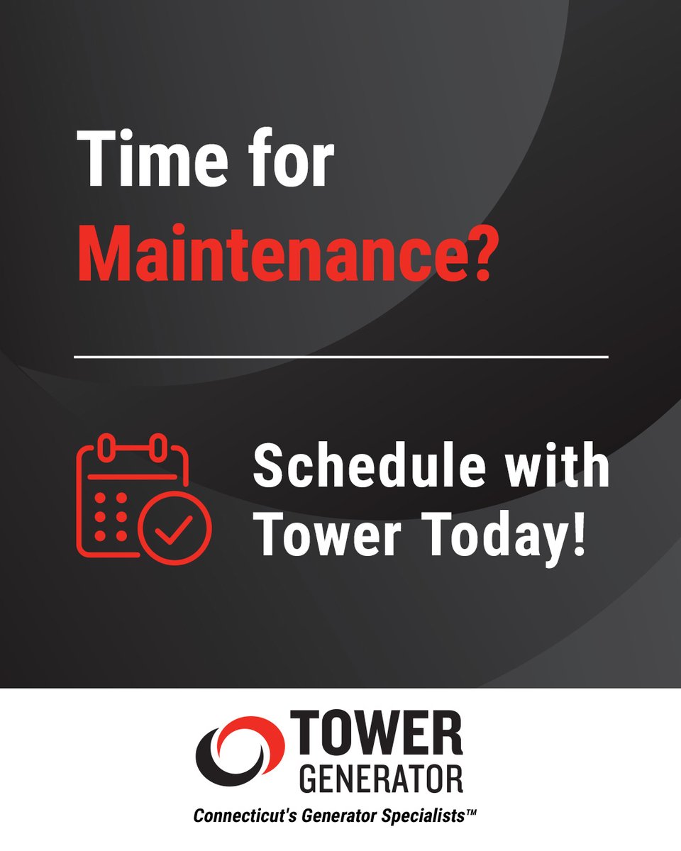 TowerGenerator's tweet image. Protect your investment in power! Bi-annual generator maintenance prevents costly repairs to your standby generator. Talk to us about a custom plan from Tower Generator. Contact us: hubs.ly/Q038SF3f0