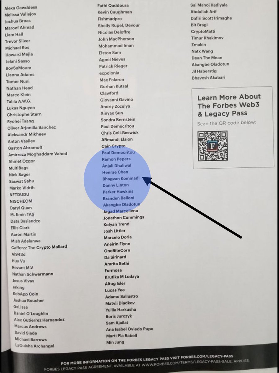 Finally wait is over. My name is published in Forbes Legacy Pass List. #forbes