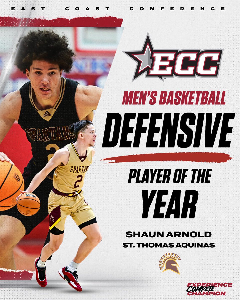 East Coast Conference (@eccsports) on Twitter photo πππ πππβπ ππππππππππ πππ
ππππππ ππππππ ππ
πππ ππππ: Shaun Arnold, <a href="/STACSpartans/">STAC Spartans</a> π
Arnold topped the ECC and ranked 10th nationally in total steals (68), swiping the ball away 2.3 times per game in 29 regular season contests, and ranked πππ πππβπ ππππππππππ πππ
ππππππ ππππππ ππ
πππ ππππ: Shaun Arnold, <a href="/STACSpartans/">STAC Spartans</a> π
Arnold topped the ECC and ranked 10th nationally in total steals (68), swiping the ball away 2.3 times per game in 29 regular season contests, and ranked