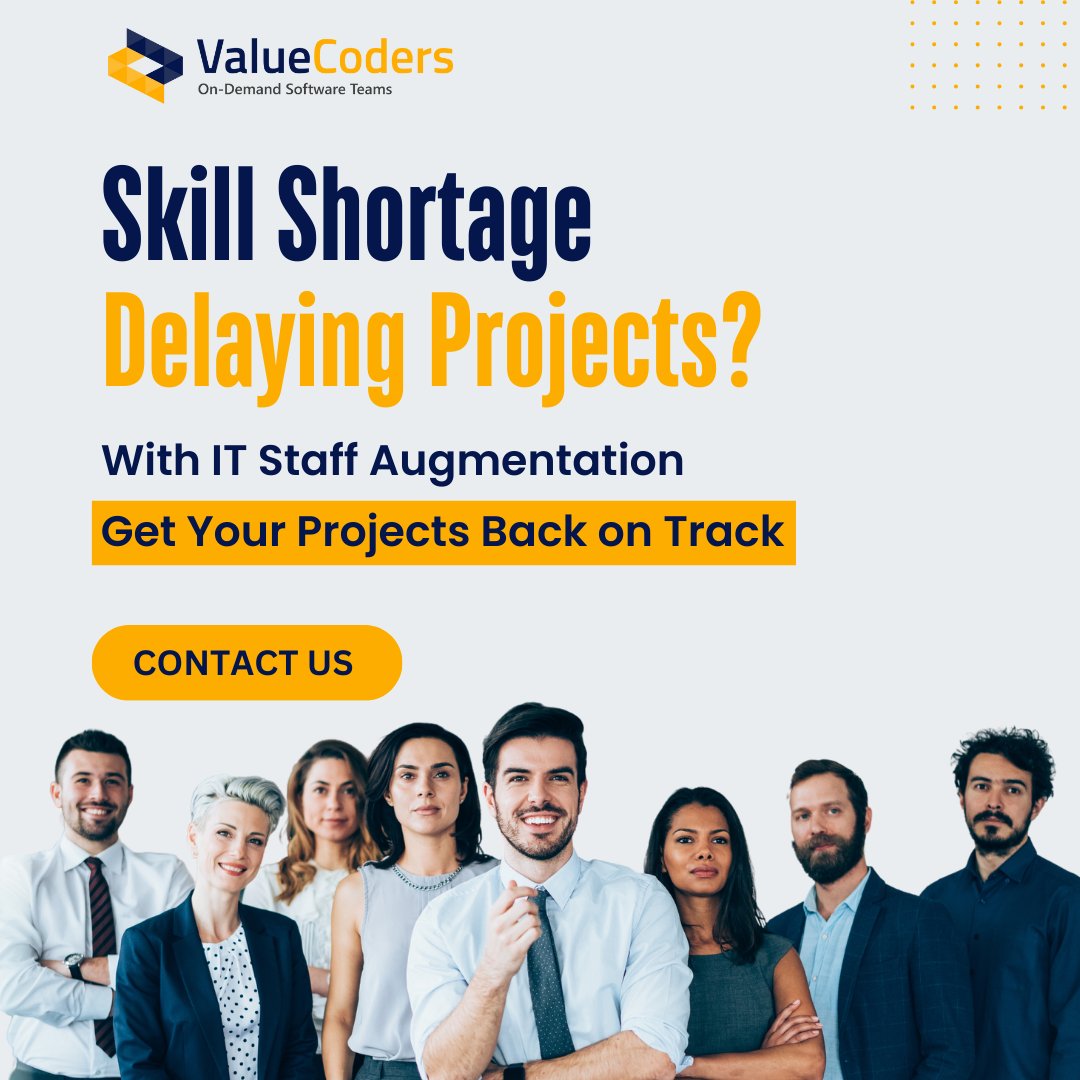 ValueCoders's tweet image. 🚀Project deadlines slipping?
IT Staff Augmentation can help!⏳
✅Access global tech talent
✅Scale your team fast
✅Cut hiring costs & speed up delivery
Don't let skill shortages hold you back! Contact us today: valuecoders.com/it-staff-augme…
#ITStaffAugmentation #ValueCoders