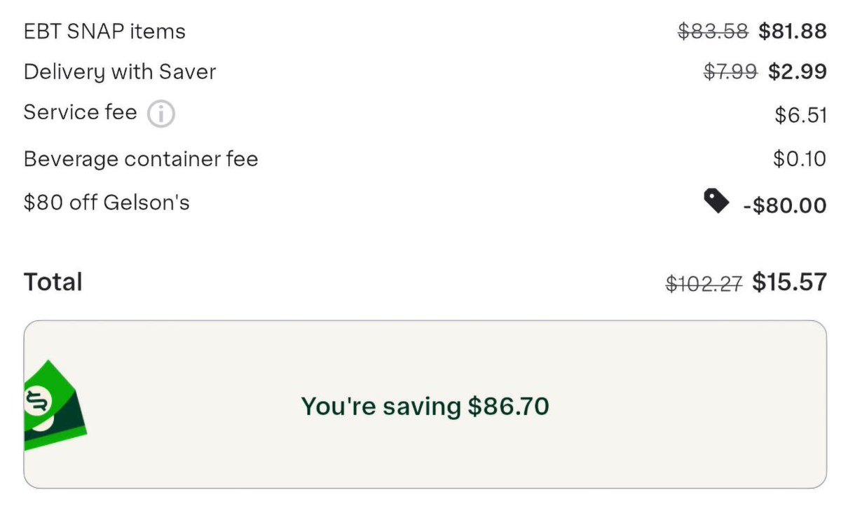 Pricerrors's tweet image. $80 OFF $80 @ GELSON'S (SoCal)
ORDER THROUGH INSTACART: instacart.com/store/gelsons/…

OFFER APPEARS AT THE BOTTOM!