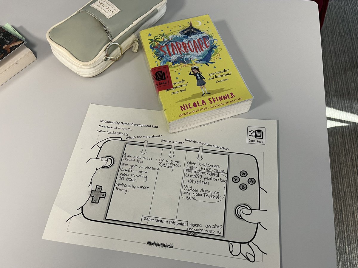 StNiniansComp's tweet image. Fantastic work from S1 on #worldbookday with some of our pupils completed their #coderead books already! Lots of ideas generating for their games - more to come! @stninianshigh @StNiniansLib @stacshq