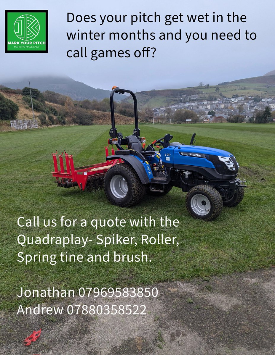 Giving it dry next week again. Perfect time for repairing and opening up the pitches for the final games of the season.
