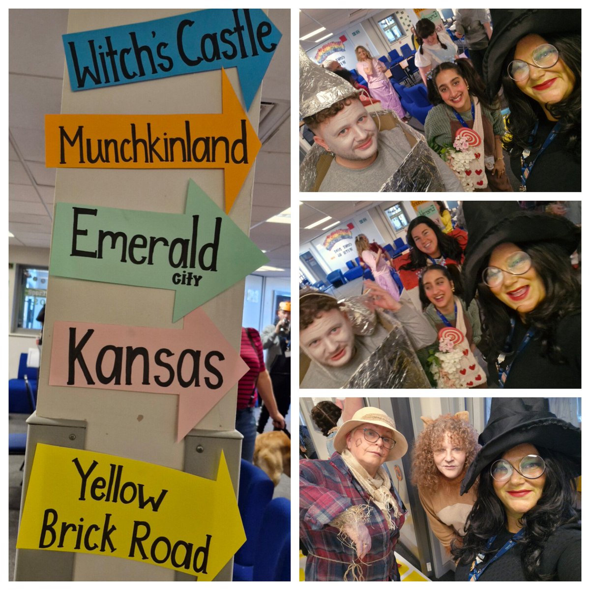 Albright Education Centre (@albrightcentre) on Twitter photo Staff at Albright Academy recreated characters from the Wizard of Oz and transformed the centre with amazing decorations and props, which lead to wonderful conversations about the story of The Wizard of Oz!
<a href="/WorldBookDayUK/">World Book Day UK 📚</a> #SEMH #ThisisAP #WizardofOz #staffparticipation #Reading Staff at Albright Academy recreated characters from the Wizard of Oz and transformed the centre with amazing decorations and props, which lead to wonderful conversations about the story of The Wizard of Oz!
<a href="/WorldBookDayUK/">World Book Day UK 📚</a> #SEMH #ThisisAP #WizardofOz #staffparticipation #Reading
