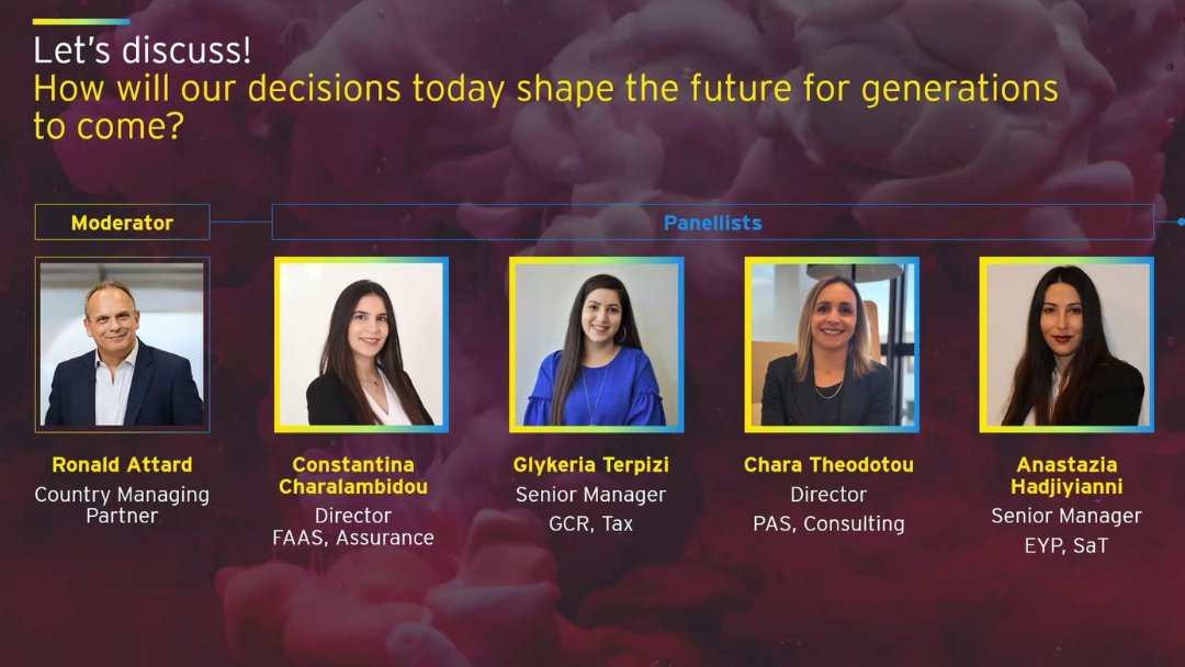 Celebrating Our Extraordinary Women - #IWD2025 Edition 🚺🙌🙋‍♀️

This morning, we came together as an EY family to celebrate International Women’s Day with a heartfelt virtual gathering.

#EYCyprus #ShapeTheFutureWithConfidence