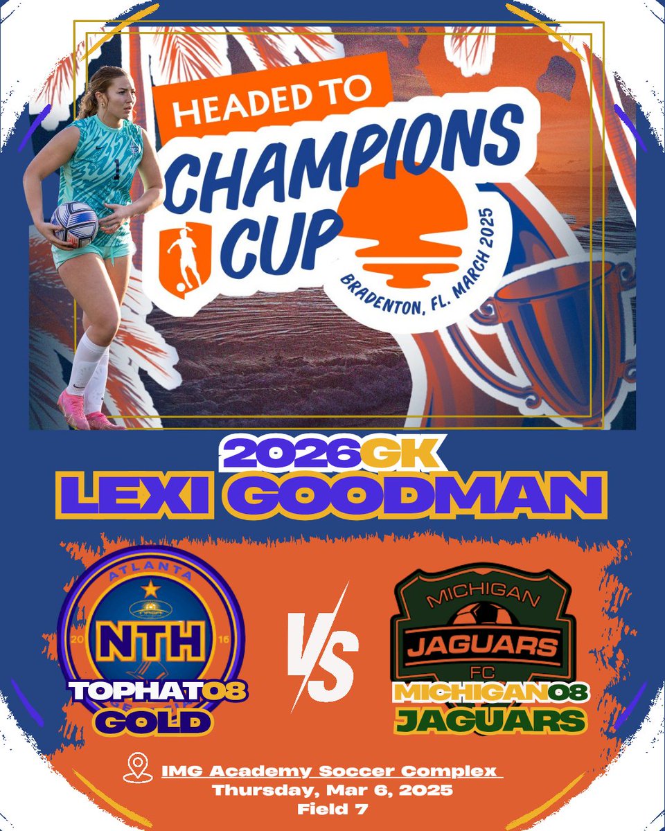 <a href="/GAcademyLeague/">Girls Academy</a> #ChampionsCup 
Today!
Game 1: 🚨4pm Field 7