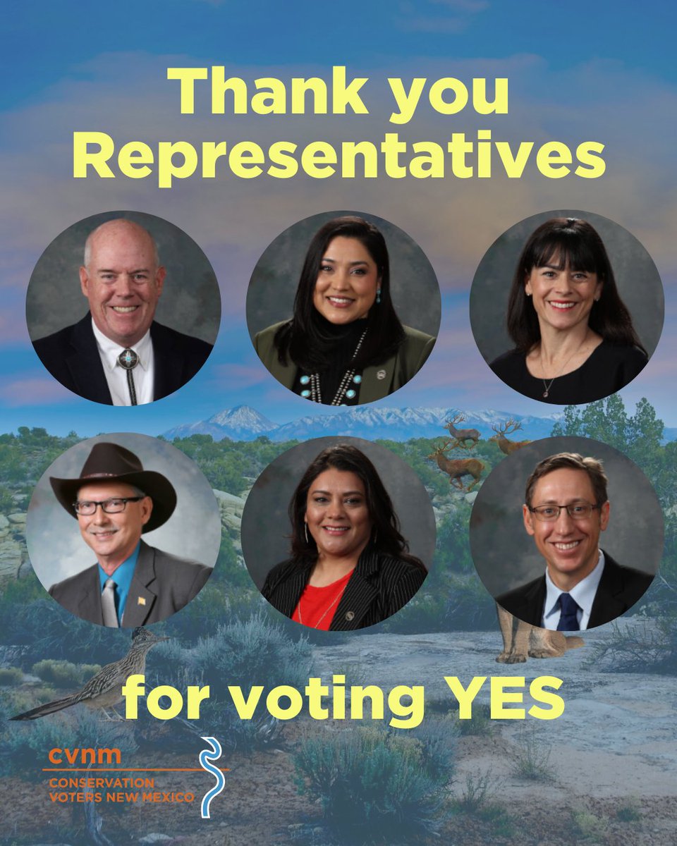 Great news! SB 5 Game Commission Reform passed out of House Energy, Environment &amp; Natural Resource Committee on a 6-4 vote. Thank you Sponsor <a href="/mcqueenfornm/">Matthew McQueen</a> and Sen. Campos for carrying the bill, and all legislators who voted yes! #NMpol #NMleg
