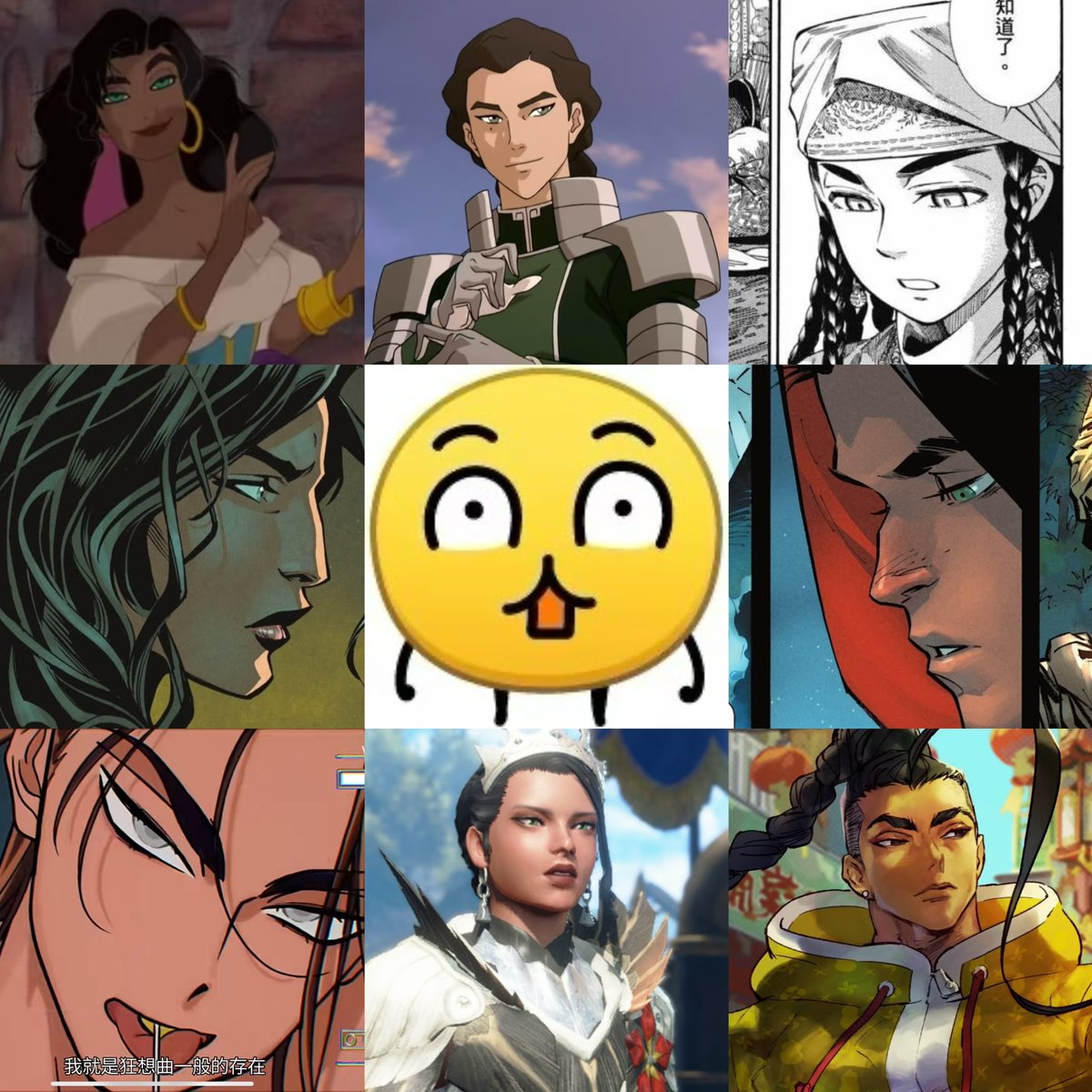 CatatrixScript's tweet image. Just realize my taste in characters has been frighteningly consistent since childhood...