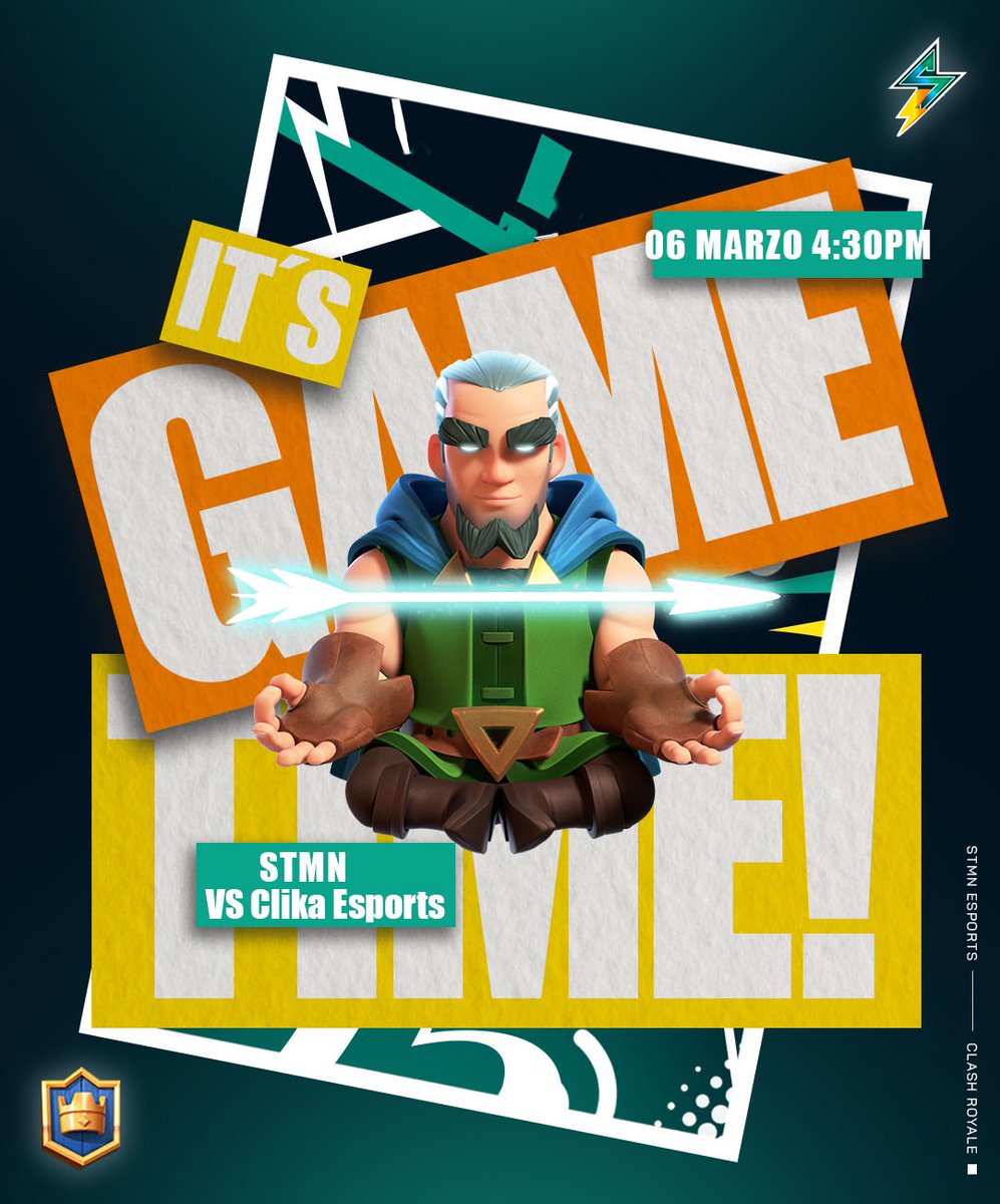 🔥 Llegó la hora de la verdad 🔥

⚔️SEMIFINAL 
🏆<a href="/CopaAIRG_/">Copa AIRG</a> E15

Hoy nos enfrentamos 🆚 <a href="/ClikaCR/">Clika</a> Estamos listos para la batalla y vamos con todo por un lugar en la gran final. 
¡A darlo todo en la arena!

⏰ 5:30pm🇵🇪 4:30pm 🇲🇽

#VamosConTodo #GoSTMN
