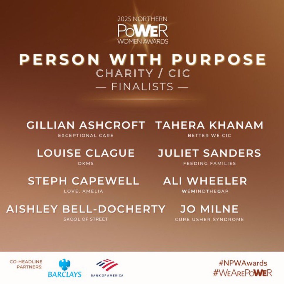 Kim McGuinness (@kimcguinness) on Twitter photo It’s <a href="/npwawards/">Northern Power Women Awards</a> tonight. Gutted not to be there but honoured to nominate the amazing Steph Capewell for her inspirational work establishing <a href="/LoveAmelia8/">Love, Amelia</a>.
After the devastating loss of her daughter Amelia, who tragically passed away just 12 minutes after birth, she made 12 care It’s <a href="/npwawards/">Northern Power Women Awards</a> tonight. Gutted not to be there but honoured to nominate the amazing Steph Capewell for her inspirational work establishing <a href="/LoveAmelia8/">Love, Amelia</a>.
After the devastating loss of her daughter Amelia, who tragically passed away just 12 minutes after birth, she made 12 care