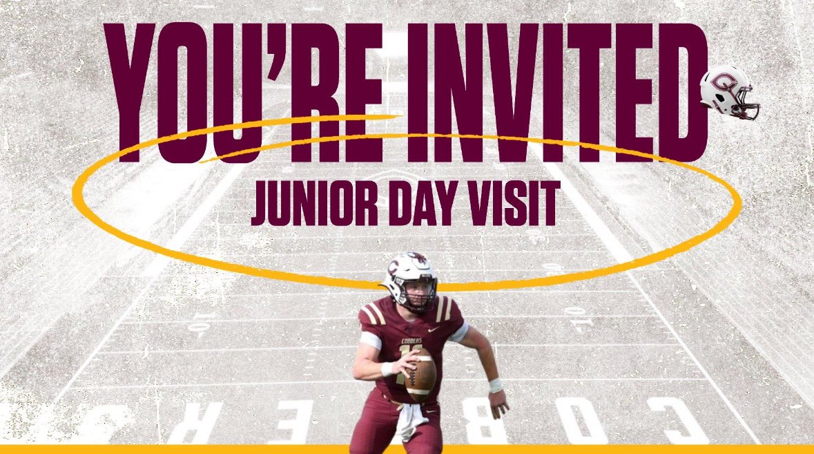 Thank you <a href="/CoachJPollock/">Jake Pollock</a> for the junior day invite! <a href="/Cobber_Football/">Cobber Football</a> <a href="/AnokaFootball/">Anoka Football</a>