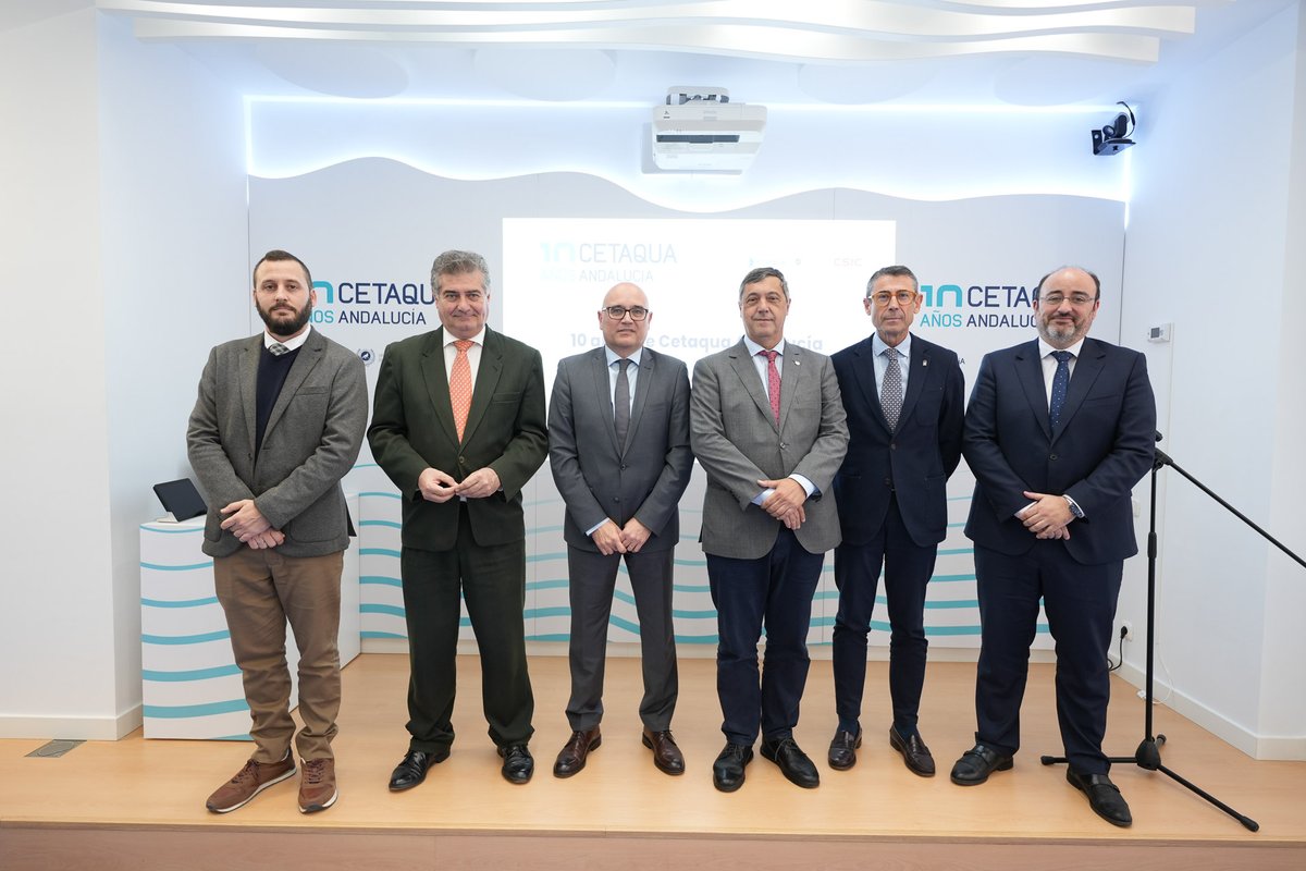 📸 La sala #educA ha acogido la celebración del 10º aniversario de @Cetaqua #Andalucía, que tendrá en nuestra sede su nueva casa
🚀 Un evento que ha reunido a instituciones clave, empresas, universidades y entidades públicas para celebra 10 años de #innovación
🎂 ¡Por muchos más!