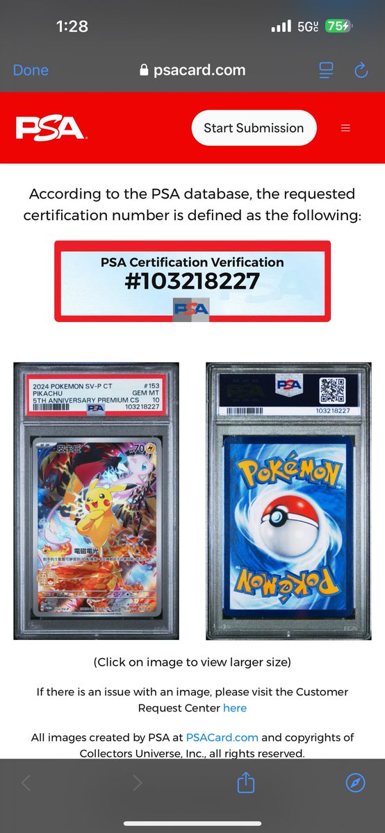 Sent two Pikachu’s to PSA and both received a 10/10! 🔥
#Pokemon