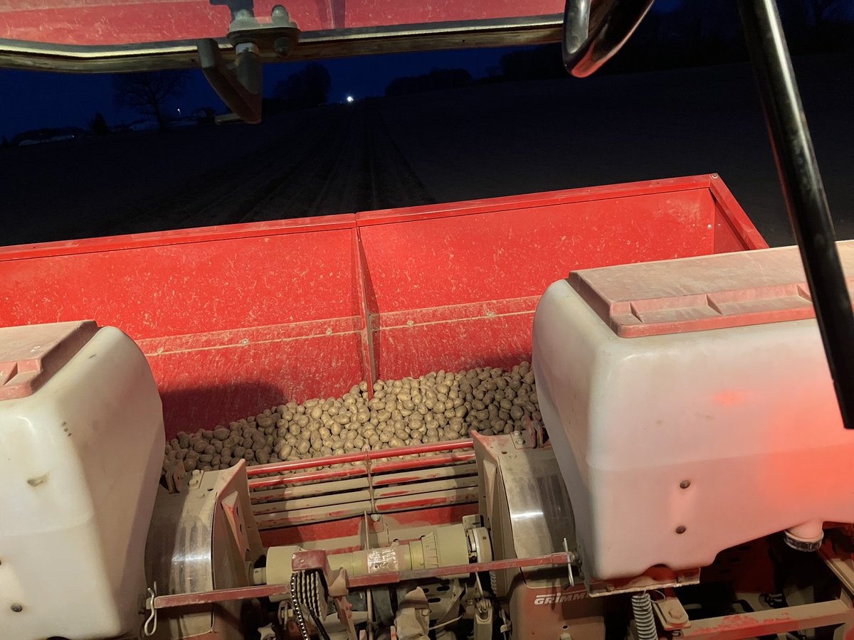 À la fin du boulot… s aérer au chantier de plantation! Les 🥔🥔🥔 charentaises seront la avant les beauceronnes 😅