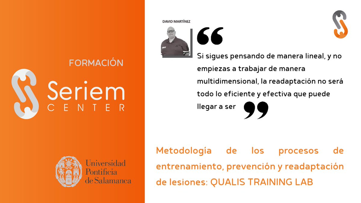 Seriem Center (@centerseriem) on Twitter photo El fisioterapeuta especialista en Optimización del Movimiento 🟠Dirección Metodología y Procesos Qualis ⚫️ Doctorando Formación Qualis <a href="/david_mpozo/">David Martínez</a> participa en la formación <a href="/CenterSeriem/">Seriem Center</a> <a href="/upsa/">UPSA</a> Prevención y readaptación de lesiones
¿Ya te has inscrito? 📲 docs.google.com/forms/d/e/1FAI… El fisioterapeuta especialista en Optimización del Movimiento 🟠Dirección Metodología y Procesos Qualis ⚫️ Doctorando Formación Qualis <a href="/david_mpozo/">David Martínez</a> participa en la formación <a href="/CenterSeriem/">Seriem Center</a> <a href="/upsa/">UPSA</a> Prevención y readaptación de lesiones
¿Ya te has inscrito? 📲 docs.google.com/forms/d/e/1FAI…