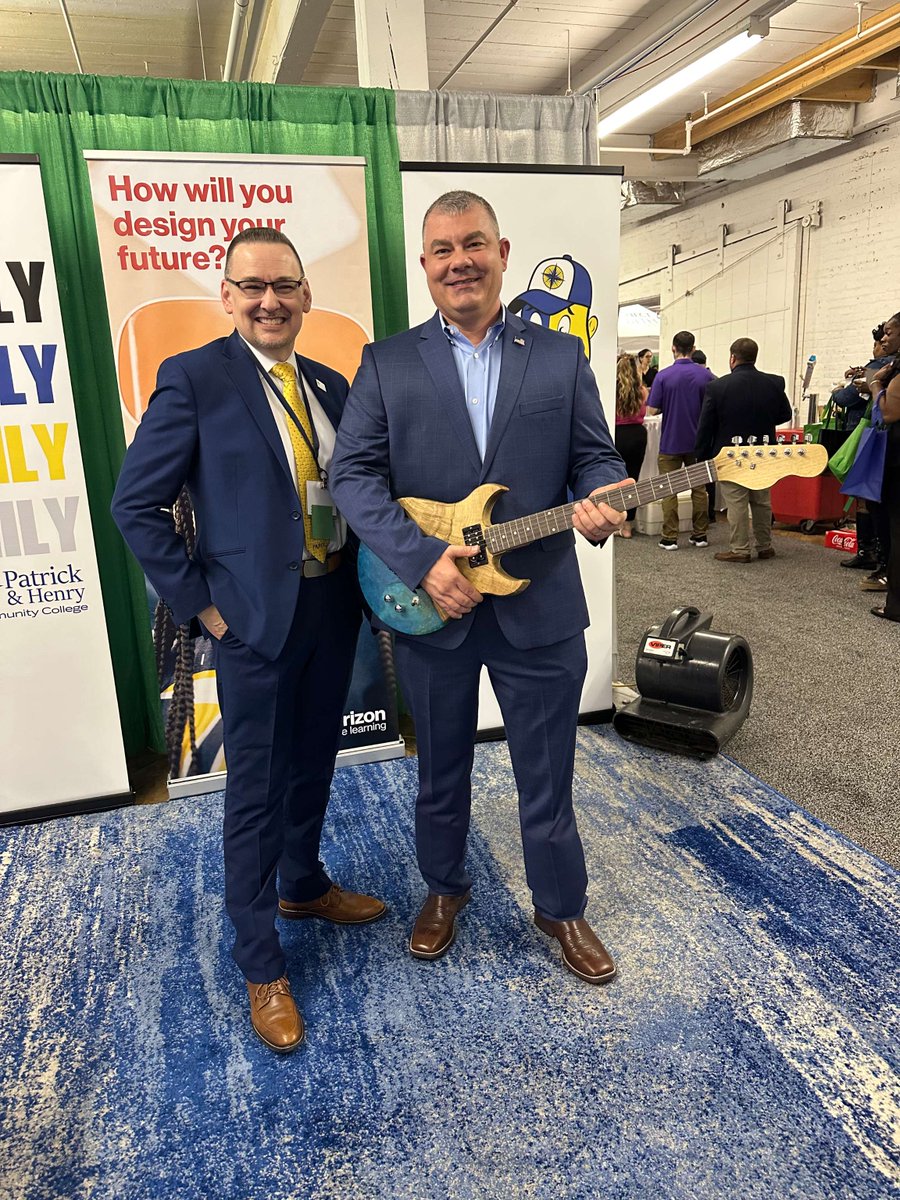 PatrickHenryCC's tweet image. P&amp;amp;HCC had a blast at FastTrack 2025 and loved seeing our local businesses and community connect. Build your own electric guitar just like the one below in our upcoming class offered at P&amp;amp;HCC's Idea Center! Visit ph.augusoft.net or call 276-656-0260 to register! #FastTrack