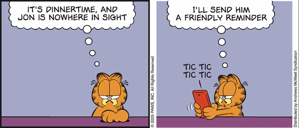 garfield without the third panel tweet media