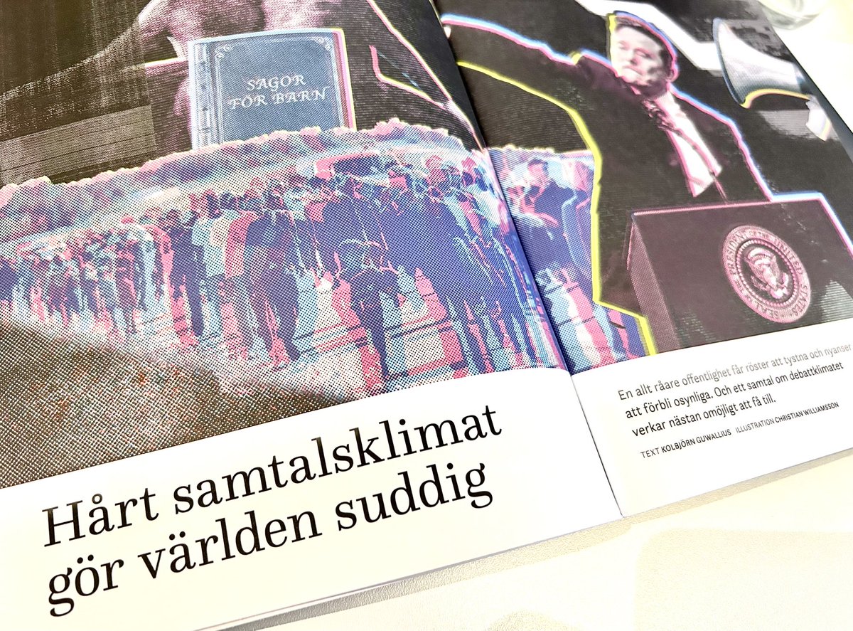 För att samhället ska fungera behöver vi vara överens om vissa saker.

De behöver inte vara sanna så länge alla tror på dem, men en värld byggd på osanningar blir farlig. I den bestämmer de med makt vad som är sant.

Pratar om sanningen i artikeln 🔗👇

biblioteksbladet.se/nyheter/report…