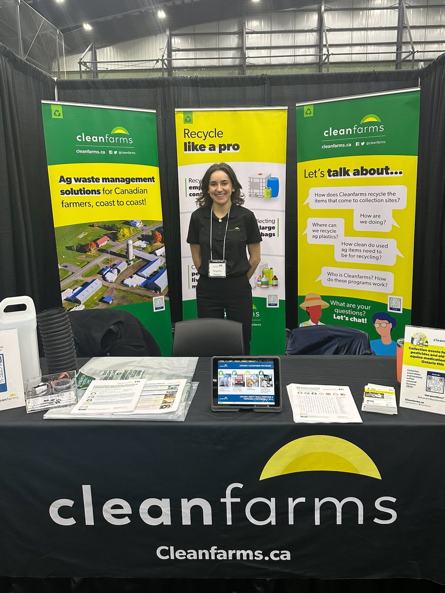 Our team is at the London Farm Show until the end of the day this Friday! If you have questions about recycling programs for agricultural plastics and packaging in Ontario, chat with us (booth #528).
🔗 More info: londonfarmshow.com