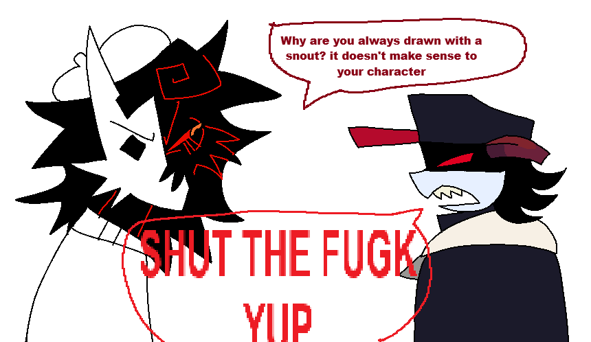 fishiistixx's tweet photo. Tbh idk why I gave him a pointy snout
#Regretevator https://t.co/teFbMaDDek