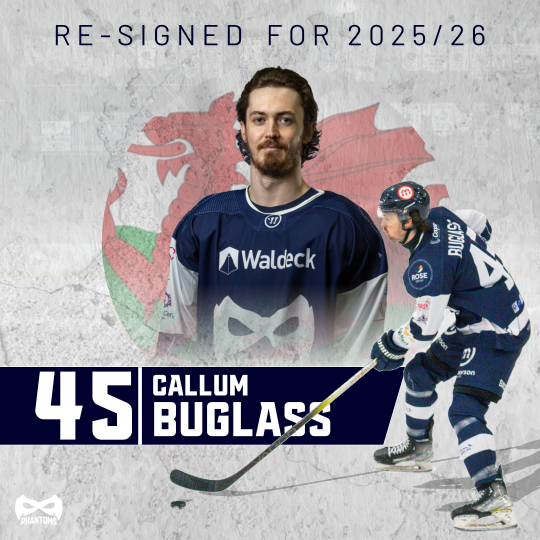 BUGLASS BACK FOR HIS 8TH CONSECUTIVE SEASON! 

The WALDECK Peterborough Phantoms are thrilled to announce the contract extension of welsh defensemen, #45 Callum Buglass!

🗞 gophantoms.co.uk/news/buglass-b…