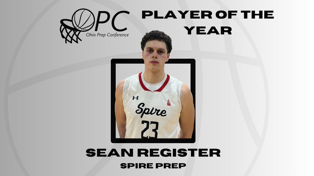 Congratulations to the Ohio Prep Conference Player of the Year, Sean Register of Spire Prep!

Sean Register has been one of the best Prep players in the entire country all year.

He leads Spire Prep in Points and Rebounding and looks to help lead them to a National Championship!