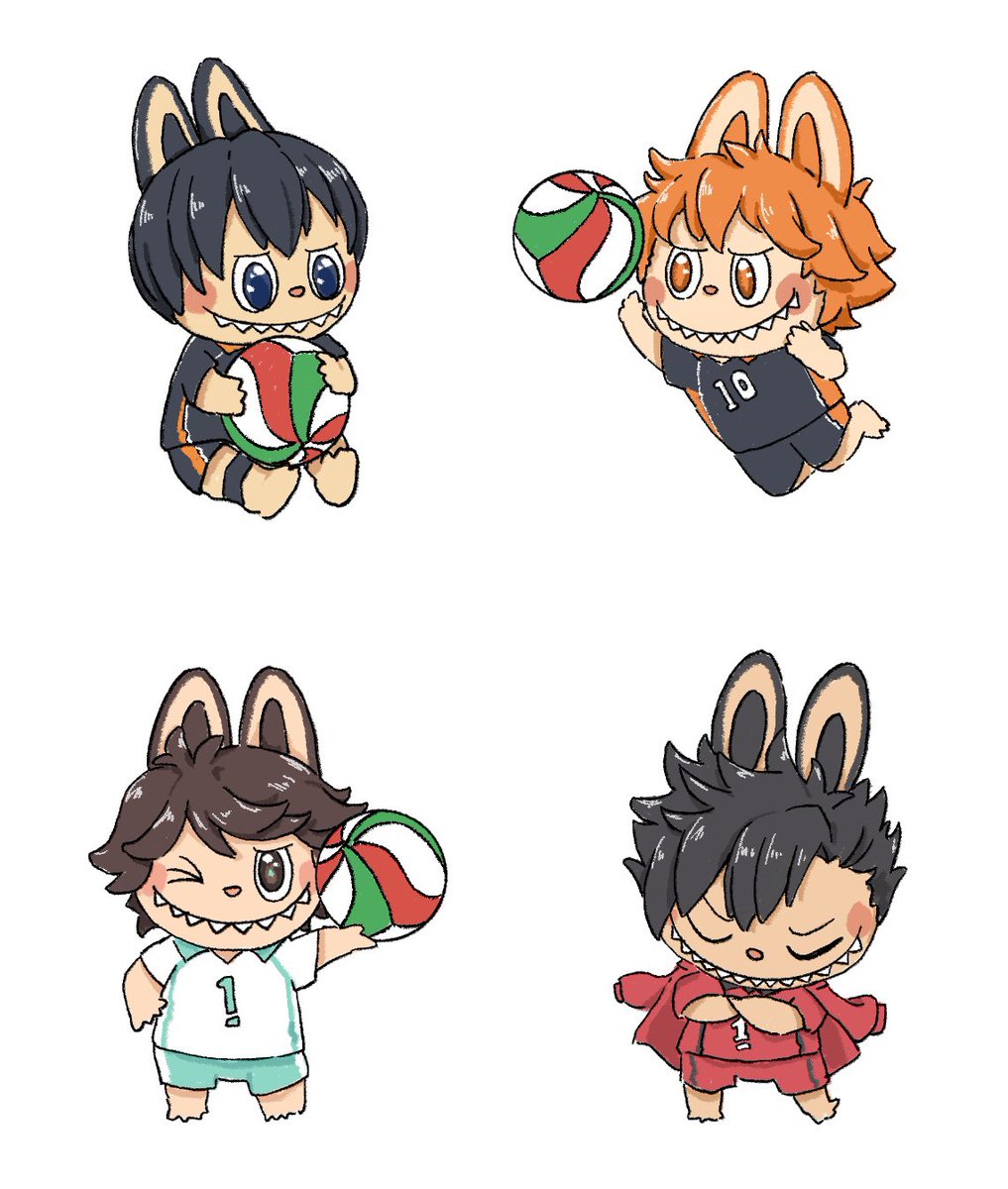 haikyuu labubu stickers…?