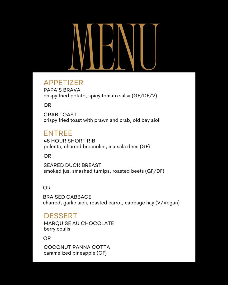 Looking to indulge without the hassle? Join us for our Prix Fixe Dinner Special on Friday, March 7th, and Saturday, March 8th! Our talented Chef has curated a delectable 3-course menu with options for every palate.

Contact the Front Desk and reserve your spot today!