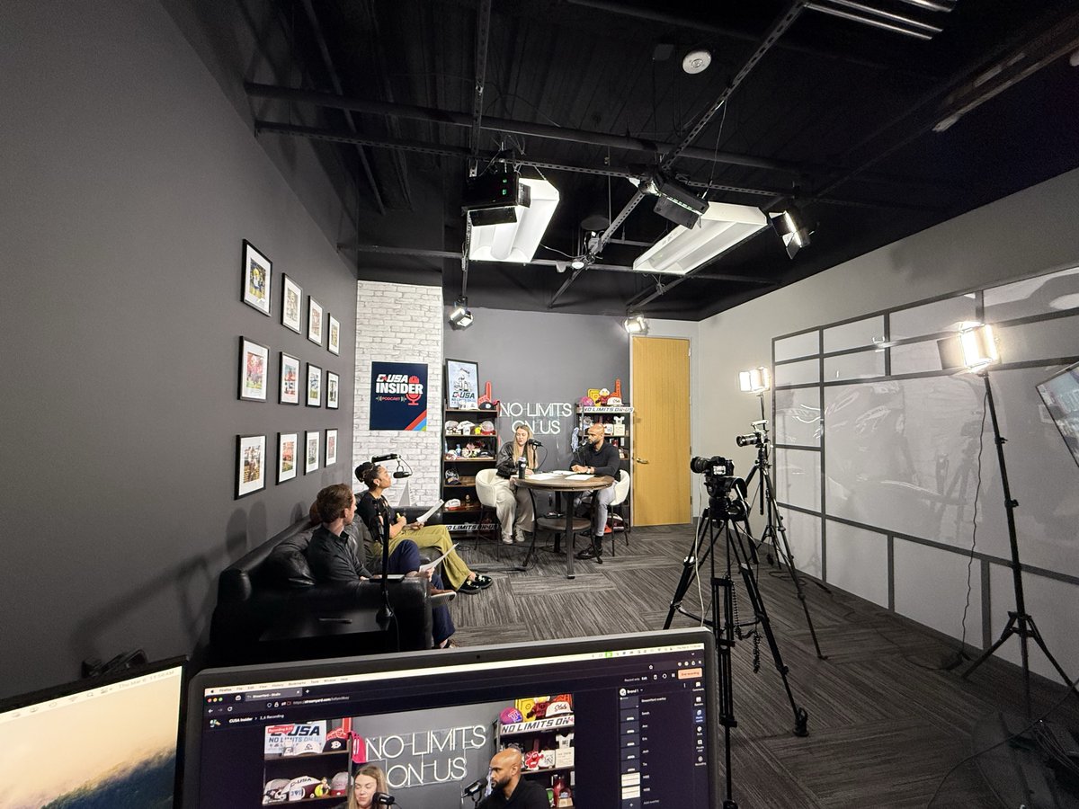 CUSAInsiderPod's tweet image. The final week of the #CUSAWBB and #CUSAMBB regular seasons are upon us and we brought in the big guns talk all about it! π
New podcast episode dropping later today π
Subscribe on YouTube and stay tuned! π¨