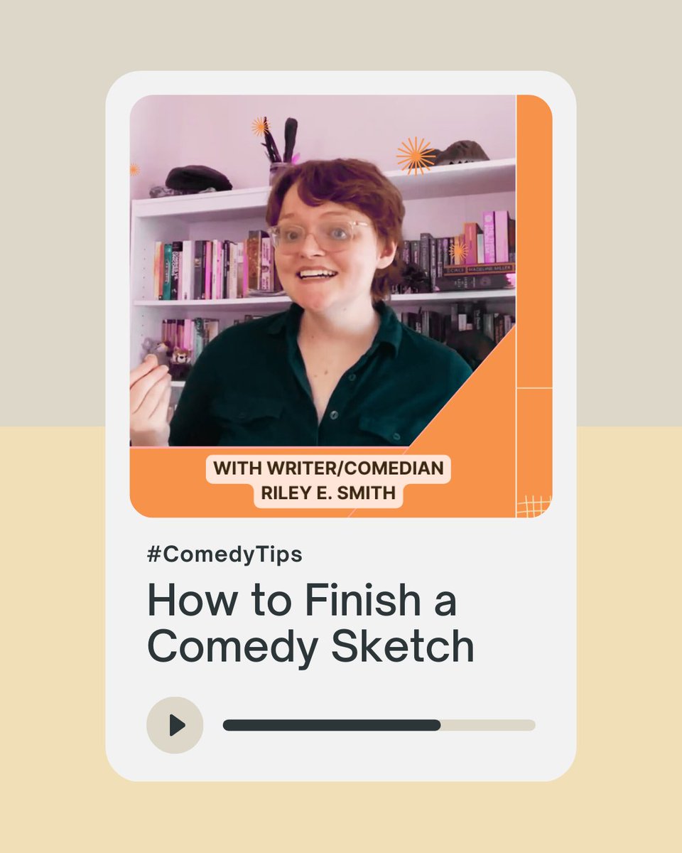 MakegoodNetwork's tweet image. Writing an ending to your comedy sketch is important, but it doesn't have to feel hard!
There are three simple ways to end any comedy sketch. Try these out in your sketches and see your audience leave with happy laughing tears in their eyes.
Watch here: youtu.be/QctbGFJiNLE