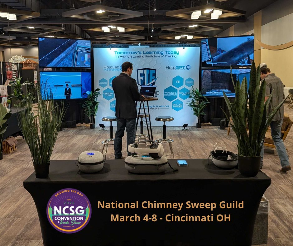 FTF is showcasing the NCSG Training System which provides cutting-edge #VR #training, #AI-assisted #learning, and #LMS courses designed for #chimney professionals.

zurl.co/YQPKZ

#XR #enterpriseXR #emergingtechnology #VRtech #workplacetraining #VRpartner #FTFVR