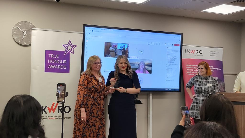 IKWRO (@ikwro) on Twitter photo 👏 Sema Gornall, CEO of The Vavengers, receives Special Recognition for Work to End FGM. A powerful advocate for gender equality and survivor support. 💜 #endfgm 👏 Sema Gornall, CEO of The Vavengers, receives Special Recognition for Work to End FGM. A powerful advocate for gender equality and survivor support. 💜 #endfgm