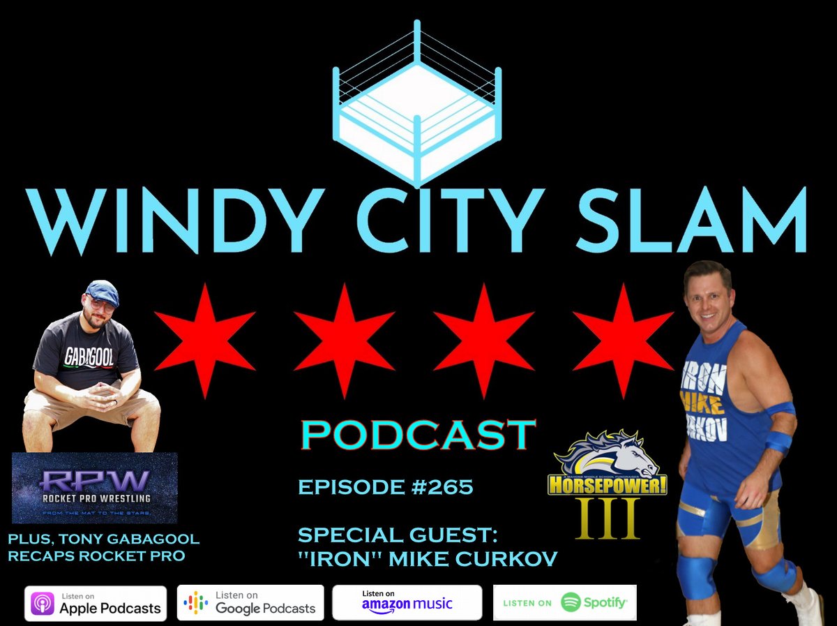 Windy City Slam (@windycityslam) on Twitter photo ICYMI: <a href="/MikeCurkov/">Mike Curkov</a> returned to <a href="/WindyCitySlam/">Windy City Slam</a> Podcast to talk SSW's “HORSEPOWER III,” role in fundraiser, Logan Paul, Bob Uecker & more. +#WWEChamber recap, <a href="/JohnCena/">John Cena</a>, <a href="/jmpman94/">JP Gabagool</a>'s RPW recap, AAW, MCW (IL), Ego Pro, 2econd & AEW.
LISTEN: bit.ly/4knGnPU.
#indiewrestling ICYMI: <a href="/MikeCurkov/">Mike Curkov</a> returned to <a href="/WindyCitySlam/">Windy City Slam</a> Podcast to talk SSW's “HORSEPOWER III,” role in fundraiser, Logan Paul, Bob Uecker & more. +#WWEChamber recap, <a href="/JohnCena/">John Cena</a>, <a href="/jmpman94/">JP Gabagool</a>'s RPW recap, AAW, MCW (IL), Ego Pro, 2econd & AEW.
LISTEN: bit.ly/4knGnPU.
#indiewrestling