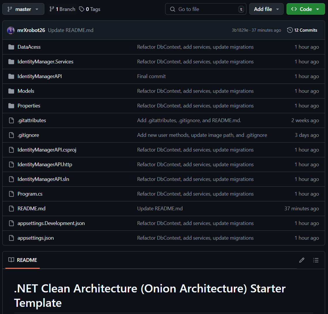 MrXroboT's tweet photo. كل مرة كنت ببدأ مشروع .NET، كنت بعمل Structure من الصفر، وده كان بياخد وقت ومجهود.
علشان كده، قررت أعمل ستارتر تيمبلت أقدر أعمله clone وأكمل عليه في أي مشروع جديد. جهزت فيه كل الأساسيات اللي أي backend project ممكن يحتاجها عشان يبدأ بسرعة وبشكل منظم.
المميزات اللي ضفتها:
 - Authentication + Authorization جاهزين.
 - رفع صورة البروفايل بطريقة dynamic , باستخدام IWebHostEnvironment علشان اجيب ال metadata فتتركب على أي حاجة بسهولة.
 - مستخدم Repository Design Pattern معمول بشكل نظيف ومتنظم.
 -مستخدم Global Exception Handler اللي هو IExceptionHandler عشان اcatch الException بشكل موحد علي مستوي المشروع كله.
 - كل ده شغال داخل إطار Onion Architecture عندي layer الDataAcess و الServices و الModels و الApplication
- مستخدم دوت نت 9 و مستخدم معاها scalar ك API docs و ضايف فيه by Default انه ياخد التوكن في اي endPoint محتاجه auth بورث من IOpenApiDocumentTransformer و بعدل عليها
لو حابب تستخدم ال Structure مشروعك، ده اللينك بتاعه : https://t.co/BTOuq7PGuw