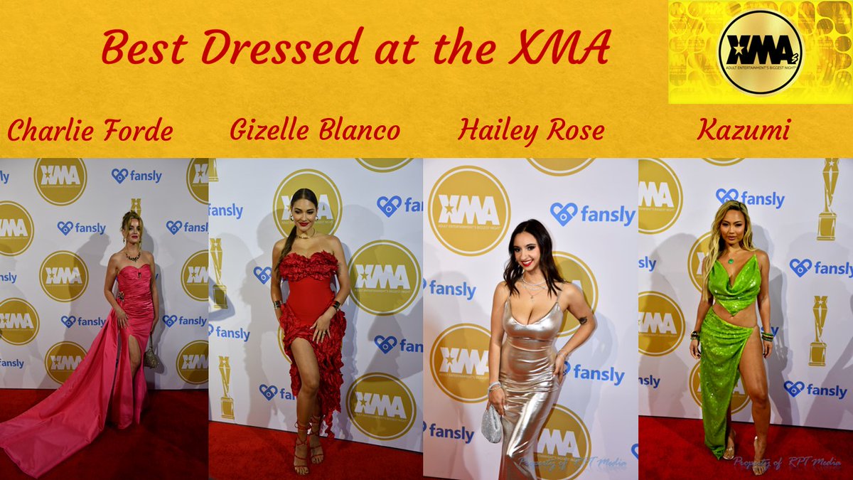 Next up on my pics for Best Dressed for the <a href="/xbizawrds/">XBIZ Awards (XMAs) 2025 Live</a> are <a href="/thecharlieforde/">Charlie Forde 🦐🌟</a> <a href="/xogizellexo/">GizzyLuvsU🫶🏼</a> <a href="/HaileyRoseFucks/">🌹Hailey Rose🌹</a> <a href="/kazumisworld/">Kazumi</a>