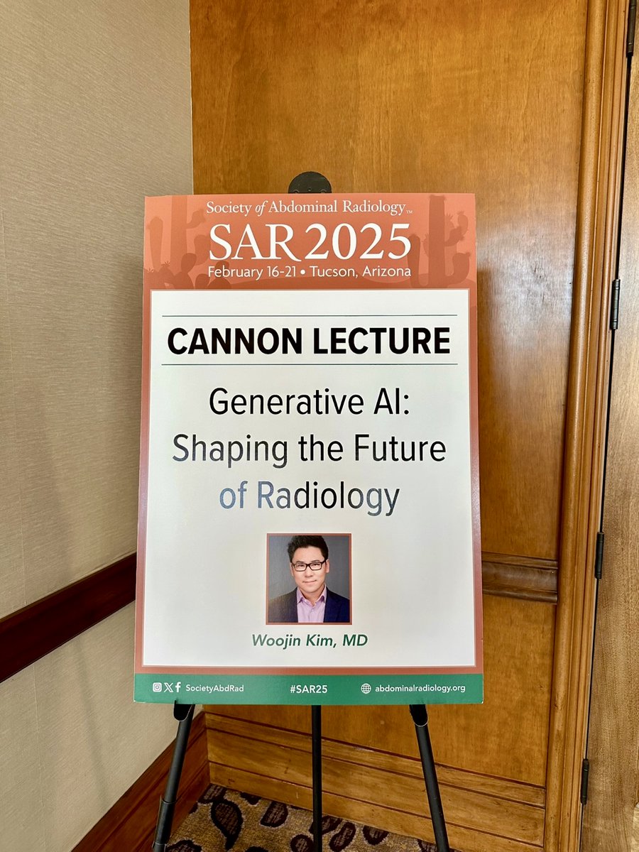 Woojin Kim (@woojinrad) on Twitter photo 🙏 I wanted to express my sincere gratitude to <a href="/SocietyAbdRad/">Society of Abdominal Radiology | SAR</a> for the opportunity to deliver the Cannon Lecture at the SAR 2025 last month. It was an honor to be part of such a well-organized and engaging conference. The entire experience was exceptional, and I am grateful for 🙏 I wanted to express my sincere gratitude to <a href="/SocietyAbdRad/">Society of Abdominal Radiology | SAR</a> for the opportunity to deliver the Cannon Lecture at the SAR 2025 last month. It was an honor to be part of such a well-organized and engaging conference. The entire experience was exceptional, and I am grateful for