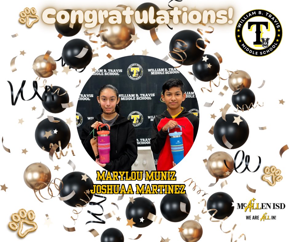 Congratulations to our February Beanstack challenge winners ! Let’s set our sights on our March challenge! Special thanks to our Librarian and our PTO for purchasing the Stanley tumblers for our raffle. Keep up the great work Terriers!