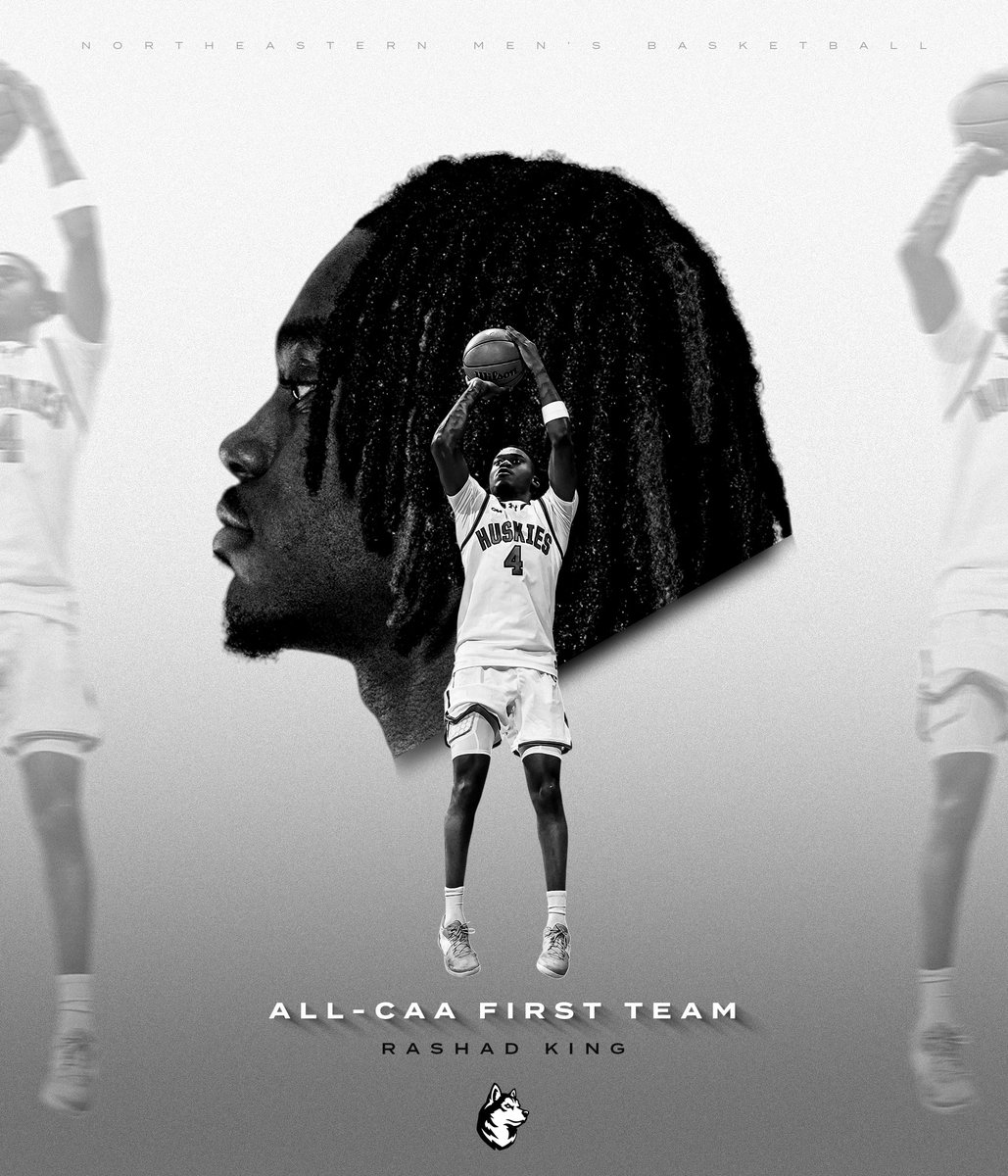 His value to Northeastern Basketball this season cannot be understated.

Congratulations to Rashad King, an All-CAA First Team selection!