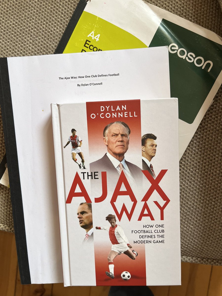 Dylan O'Connell (@judgedyl) on Twitter photo Happy #WorldBookDay
My first one as a published author. The Ajax Way tells the story of the famous Dutch club, while going through how they inspire.
It's out now with <a href="/PitchPublishing/">Pitch Publishing 📚 Sports Books</a> and available in <a href="/corkcitylibrary/">Cork City Libraries</a> Happy #WorldBookDay
My first one as a published author. The Ajax Way tells the story of the famous Dutch club, while going through how they inspire.
It's out now with <a href="/PitchPublishing/">Pitch Publishing 📚 Sports Books</a> and available in <a href="/corkcitylibrary/">Cork City Libraries</a>