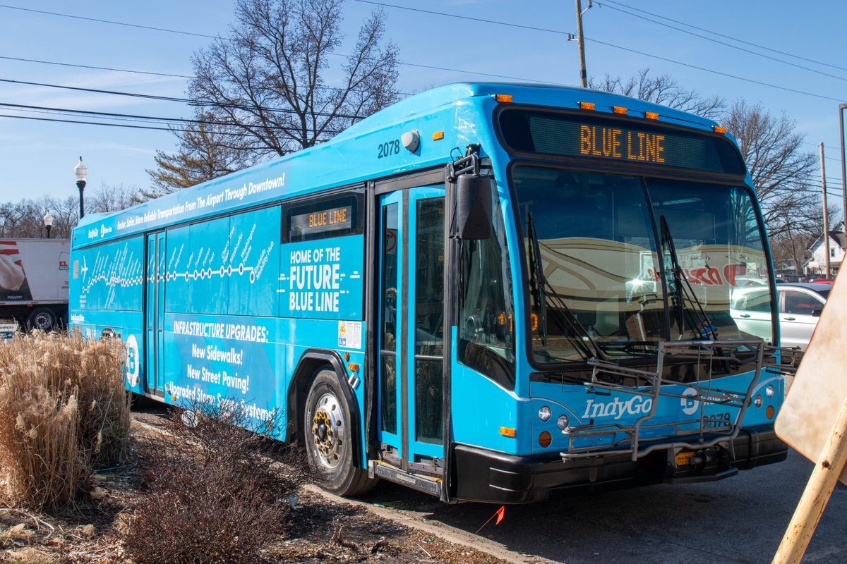 Last week, we celebrated the groundbreaking of the Blue Line, IndyGo's newest Bus Rapid Transit project. This is just the beginning of a brighter, more connected future! 🚍

Learn More: ow.ly/vKGg50Vc3KY