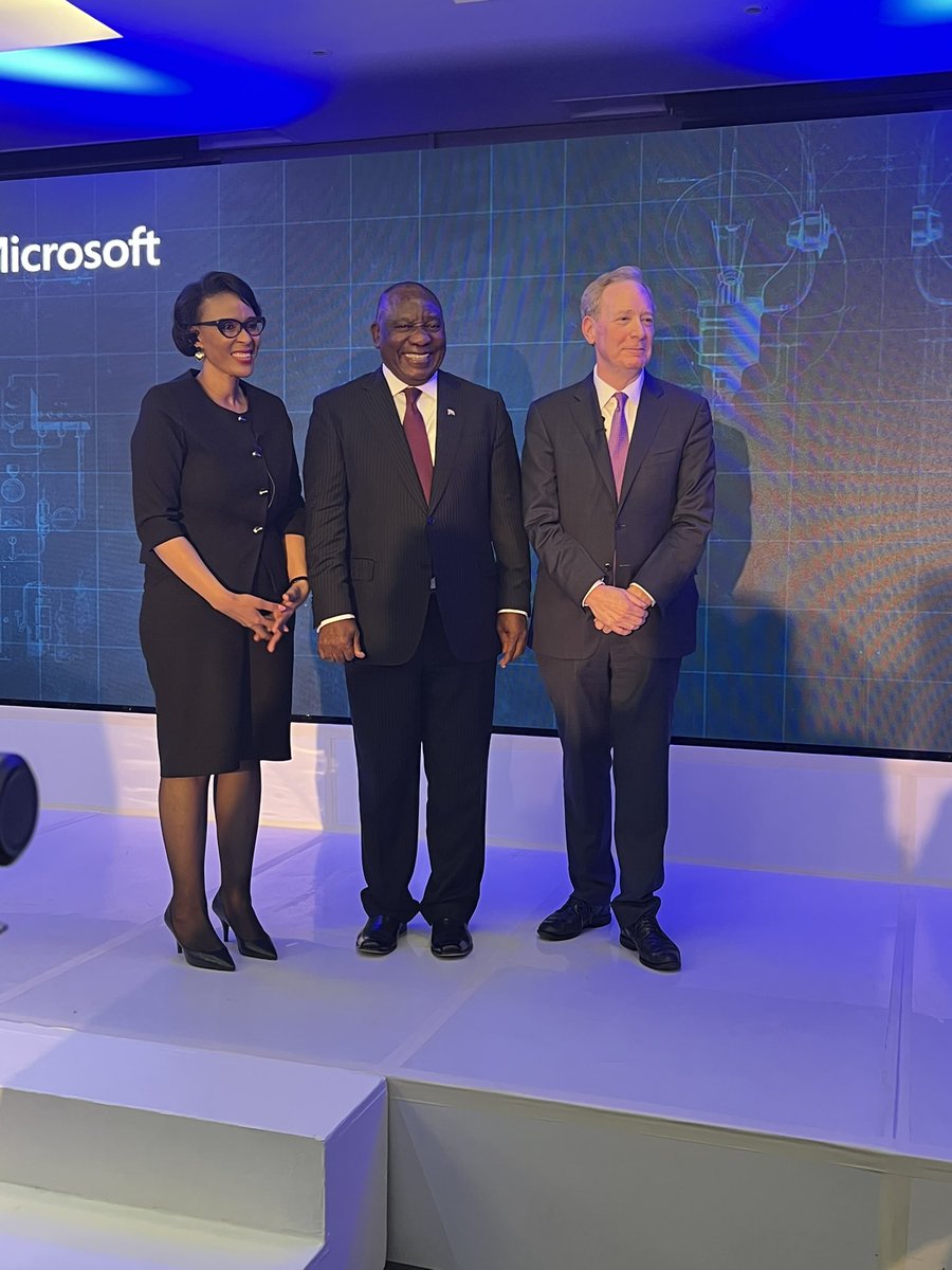 mteton's tweet photo. Microsoft Corporation announces a R5.4 billion data centre investment in South Africa. Well done Lillian Barnard and your team. #bsg #digitaltransformation #microsoft #ai https://t.co/ALFL3vQQ9D