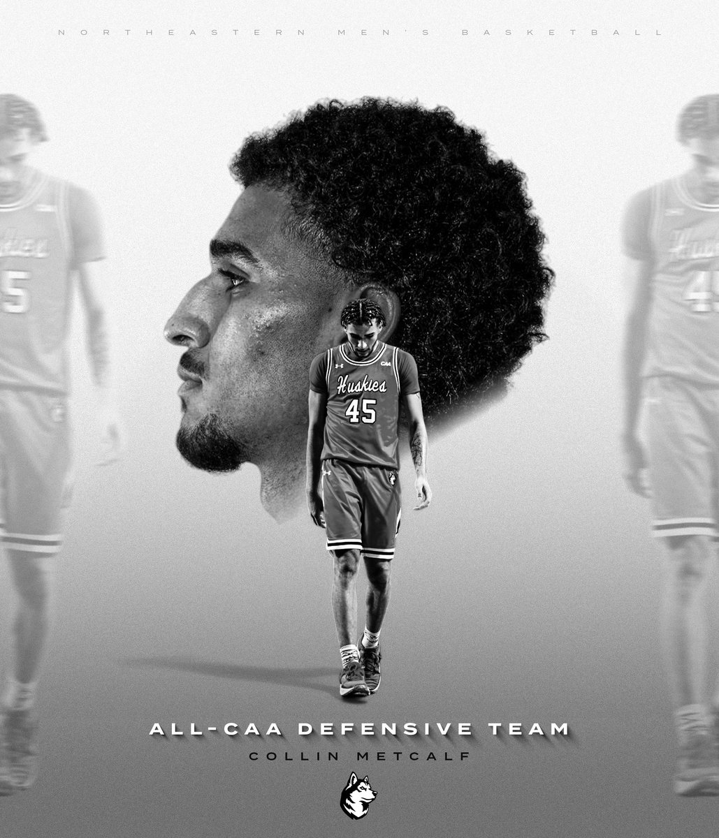 He's one of the best rim protectors in college basketball. Full stop.

Congratulations to Collin Metcalf, an All-CAA Defensive Team honoree!