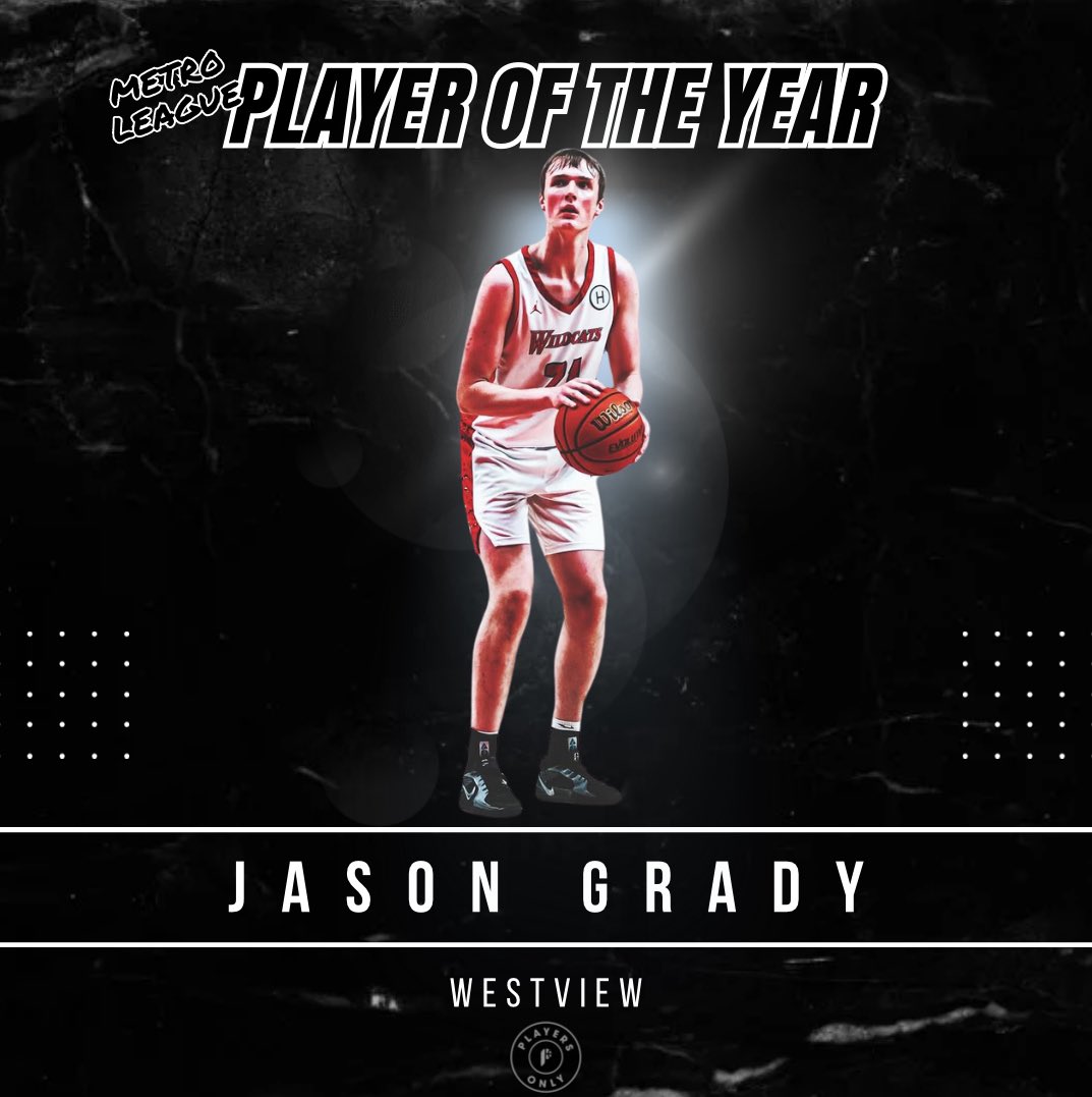 Players Only (@playersonlypdx) on Twitter photo What a comeback! After missing his entire JR season due to injury, <a href="/WestviewBoysBB/">Westview Basketball</a> Forward Jason Grady bounces back to win Co Metro Player of The Year! His impressive skillset, including IQ, Size, Shooting, Passing & Post up game, makes him a tough match up
#ThePlayersOnlyWay⚫️⚪️ What a comeback! After missing his entire JR season due to injury, <a href="/WestviewBoysBB/">Westview Basketball</a> Forward Jason Grady bounces back to win Co Metro Player of The Year! His impressive skillset, including IQ, Size, Shooting, Passing & Post up game, makes him a tough match up
#ThePlayersOnlyWay⚫️⚪️