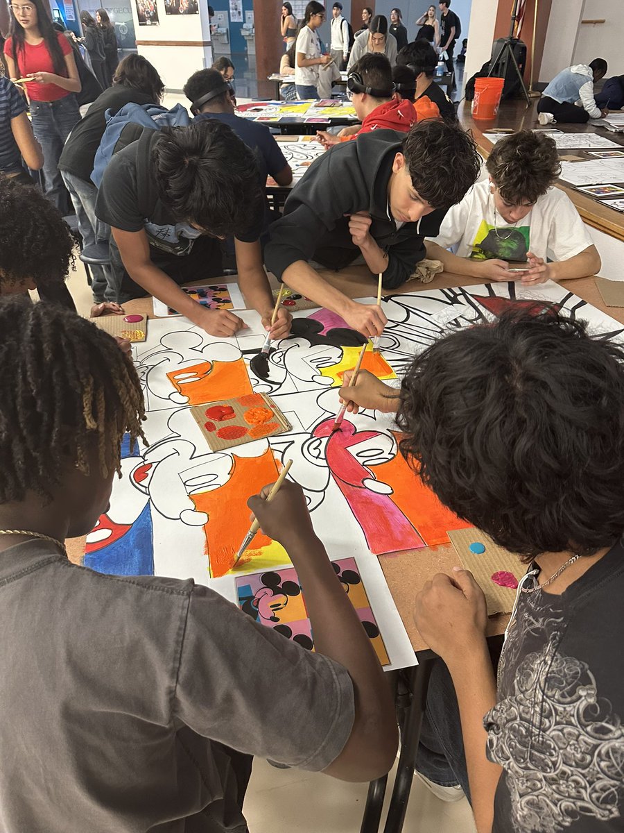 Ivan Ortega (@iortega_phhs) on Twitter photo 2nd Annual Big Art Day at PHHS! Pop Art Themed painting during lunches 🎨 all Spartans can make art! Happening now! #bigartday25 #spARTans #art <a href="/TXarted/">TAEA</a> <a href="/SISD_FineArts/">SISD Fine Arts</a> <a href="/SocorroISD/">Socorro ISD</a> <a href="/PHills_HS/">Pebble Hills High School</a> <a href="/Bee_SanchezArt/">Bianca Sanchez</a> 2nd Annual Big Art Day at PHHS! Pop Art Themed painting during lunches 🎨 all Spartans can make art! Happening now! #bigartday25 #spARTans #art <a href="/TXarted/">TAEA</a> <a href="/SISD_FineArts/">SISD Fine Arts</a> <a href="/SocorroISD/">Socorro ISD</a> <a href="/PHills_HS/">Pebble Hills High School</a> <a href="/Bee_SanchezArt/">Bianca Sanchez</a>