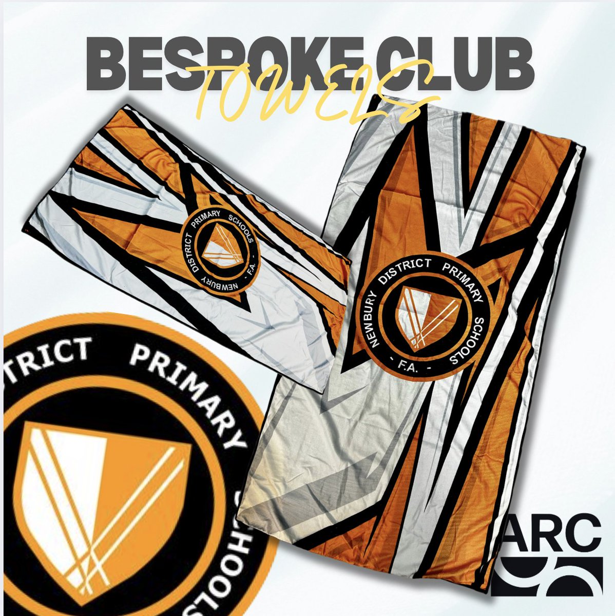 ARCSportswear's tweet photo. New Beach Towels just arrived for @newburydpsfa However good do these look!?!

For more details on our bespoke towels please get in touch https://t.co/SZhquo1HAH