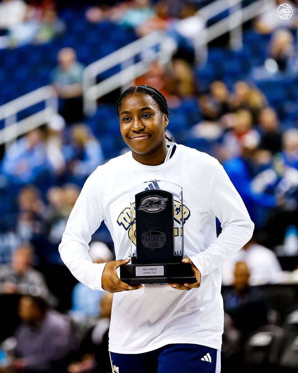 ACC Women's Basketball (@accwbb) on Twitter photo Collecting what's hers. π
The first <a href="/GTWBB/">Georgia Tech Women's Basketball</a> freshman to earn the Sixth Player of the Year honor! Collecting what's hers. π
The first <a href="/GTWBB/">Georgia Tech Women's Basketball</a> freshman to earn the Sixth Player of the Year honor!
