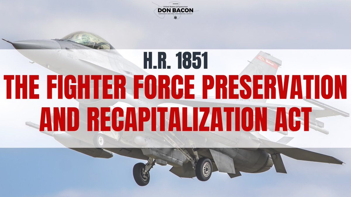 Honored to team with Senator <a href="/MikeCrapo/">Senator Mike Crapo</a> on bipartisan legislation preserving the U.S. Air Force fighter force &amp; modernizing our Total Force combat-coded fighter squadrons. The U.S. Air Force fighter force is the smallest and oldest in our history and getting smaller by the day.